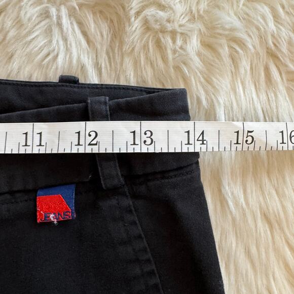 BCBGMAXAZRIA Black Mid Rise Straight Leg Pants 2 - Picture 8 of 9